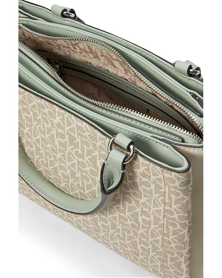 6pm Calvin Klein Sanya Signature Satchel
