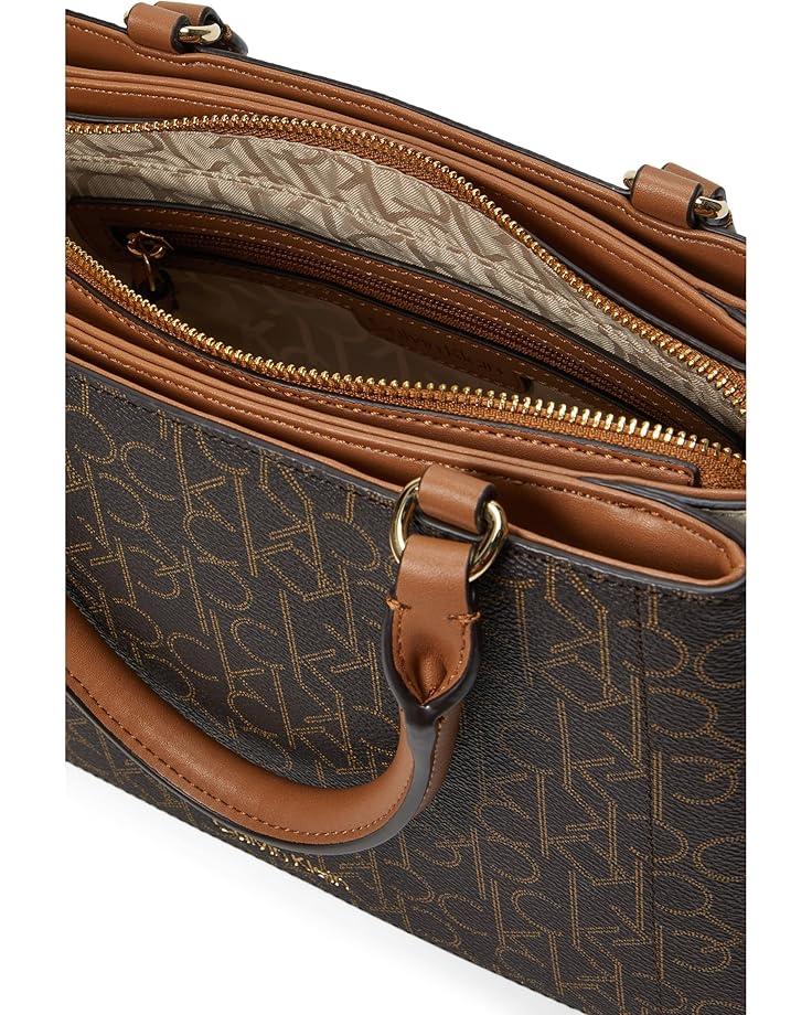 6pm Calvin Klein Sanya Signature Satchel