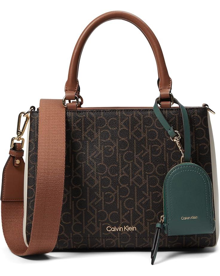 6pm Calvin Klein Sanya Signature Satchel