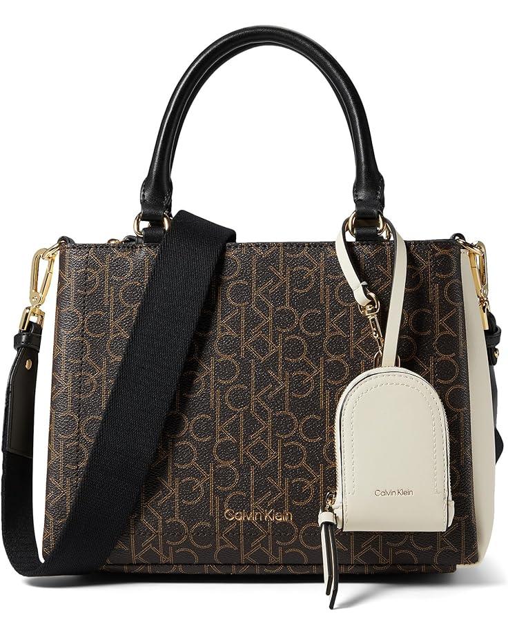 6pm Calvin Klein Sanya Signature Satchel