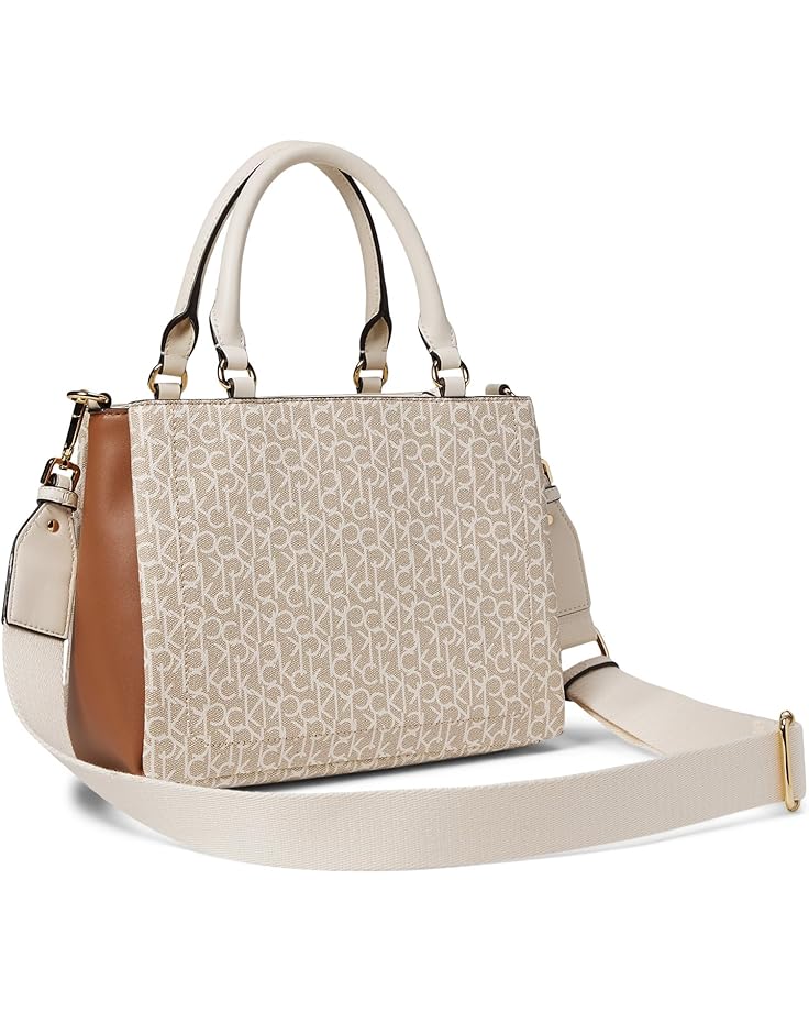 6pm Calvin Klein Sanya Signature Satchel
