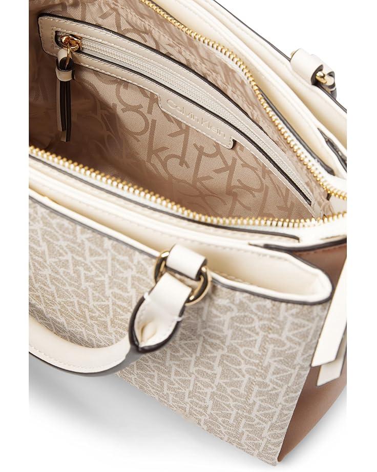 6pm Calvin Klein Sanya Signature Satchel