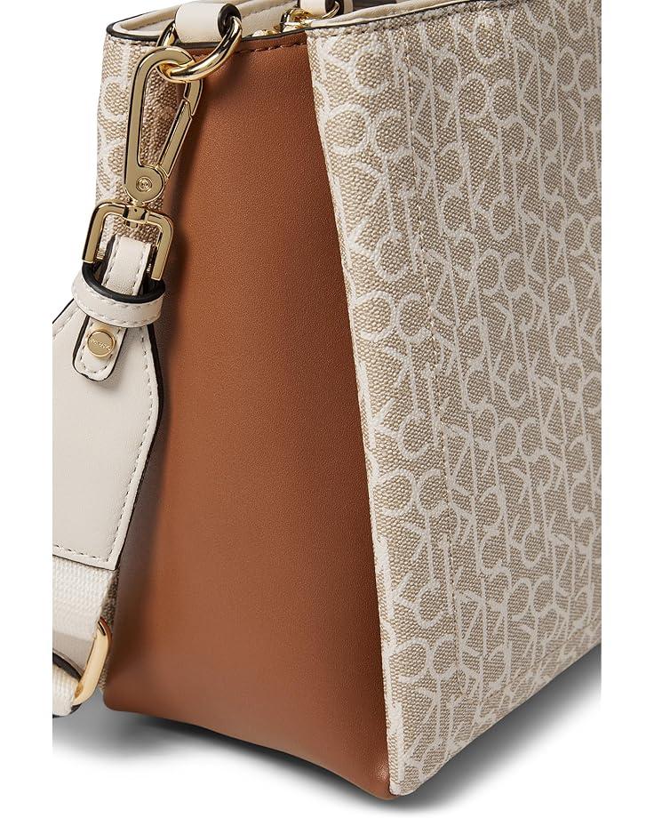 6pm Calvin Klein Sanya Signature Satchel