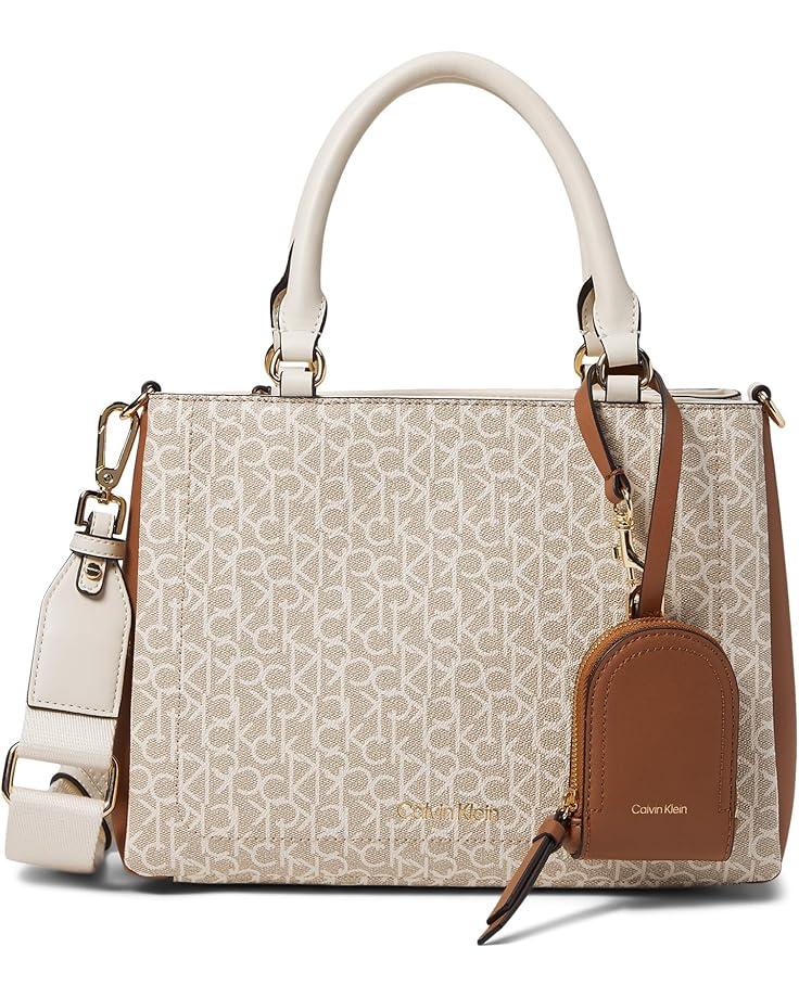 6pm Calvin Klein Sanya Signature Satchel