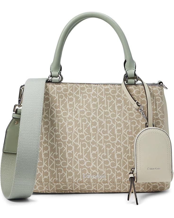 6pm Calvin Klein Sanya Signature Satchel