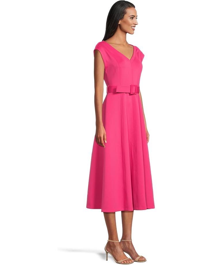 6pm Calvin Klein Scuba Belted Aline Women's