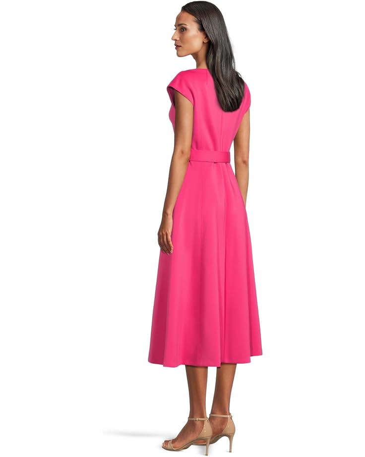 6pm Calvin Klein Scuba Belted Aline Women's