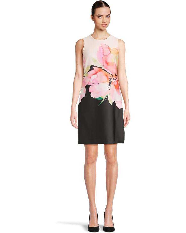 Calvin Klein Scuba Foral Sheath Women's