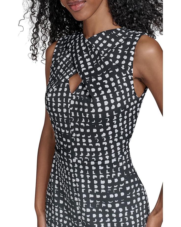 6pm Calvin Klein Slvless Scuba Sheath Midi Women's