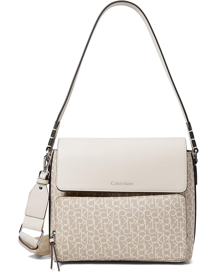 6pm Calvin Klein Zenya Signature Shoulder Bag