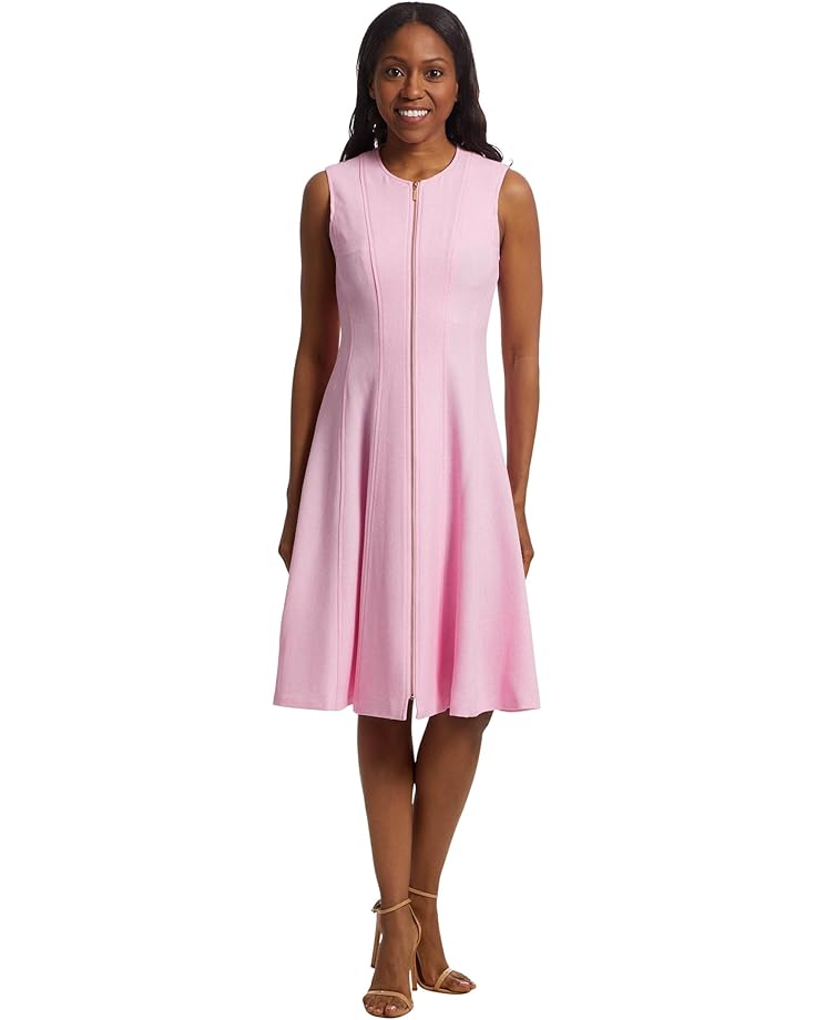 Calvin Klein Zipper Front Aline Dress Women's
