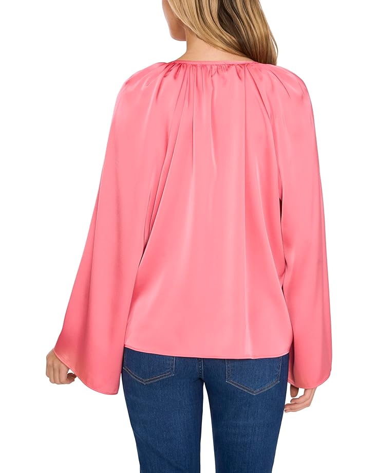 CeCe Long Sleeves Raglan V-Neck Top Women's