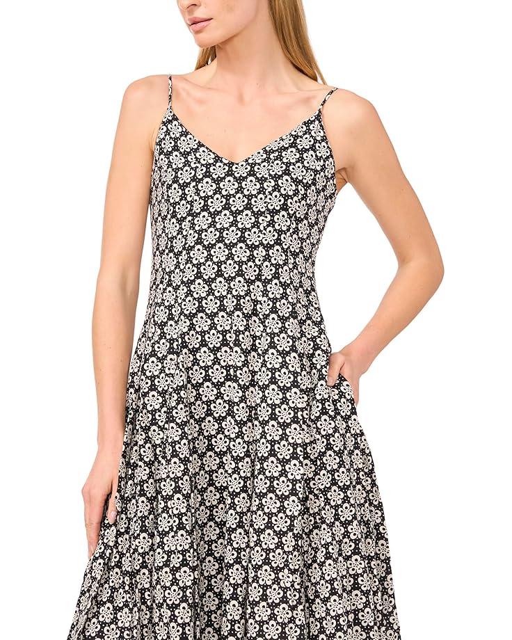6pm CeCe Spaghetti Strap A-line Maxi Dress Women's
