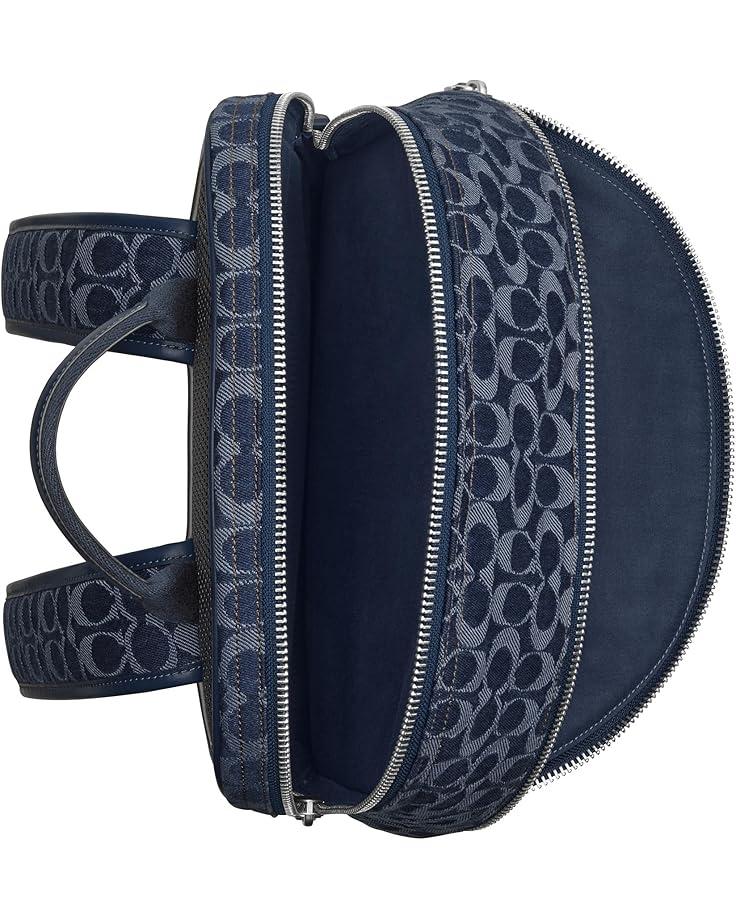 6pm COACH Charter Backpack In Signature Denim