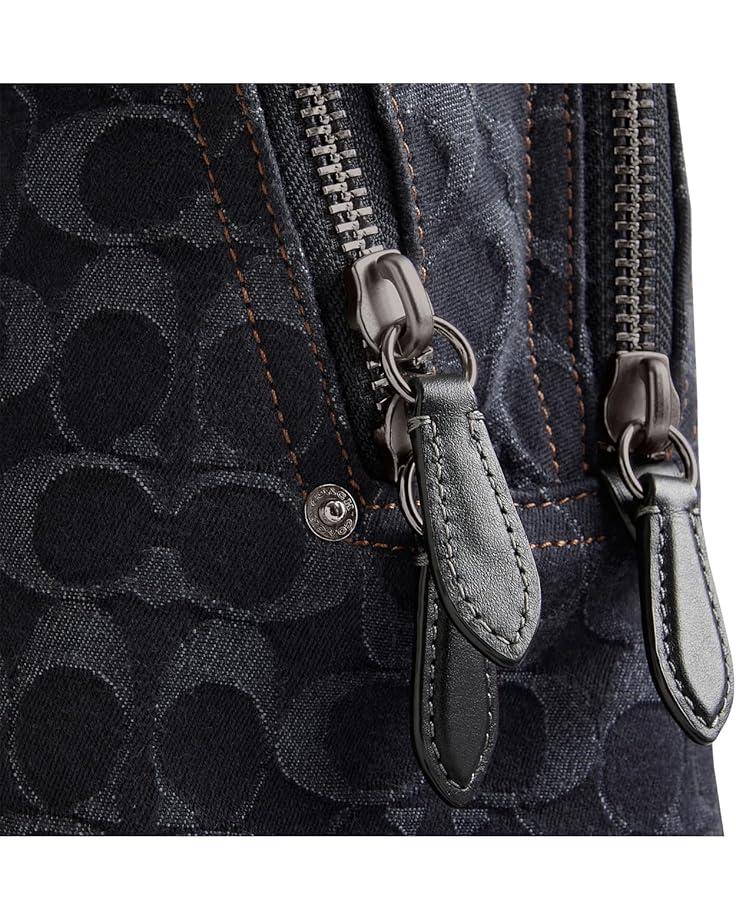 6pm COACH Charter Backpack In Signature Denim