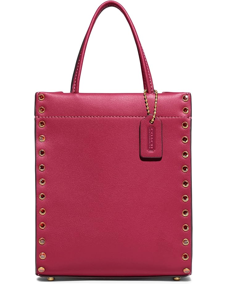 COACH Crystal Rivets Mini Cashin Tote