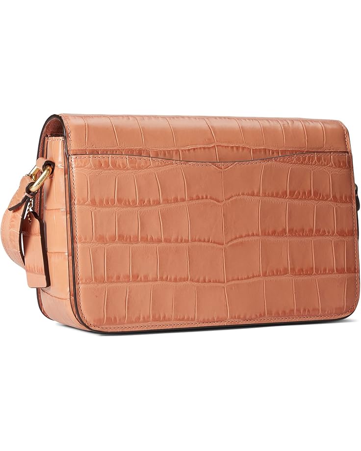 COACH Embossed Croc Studio Shoulder Bag