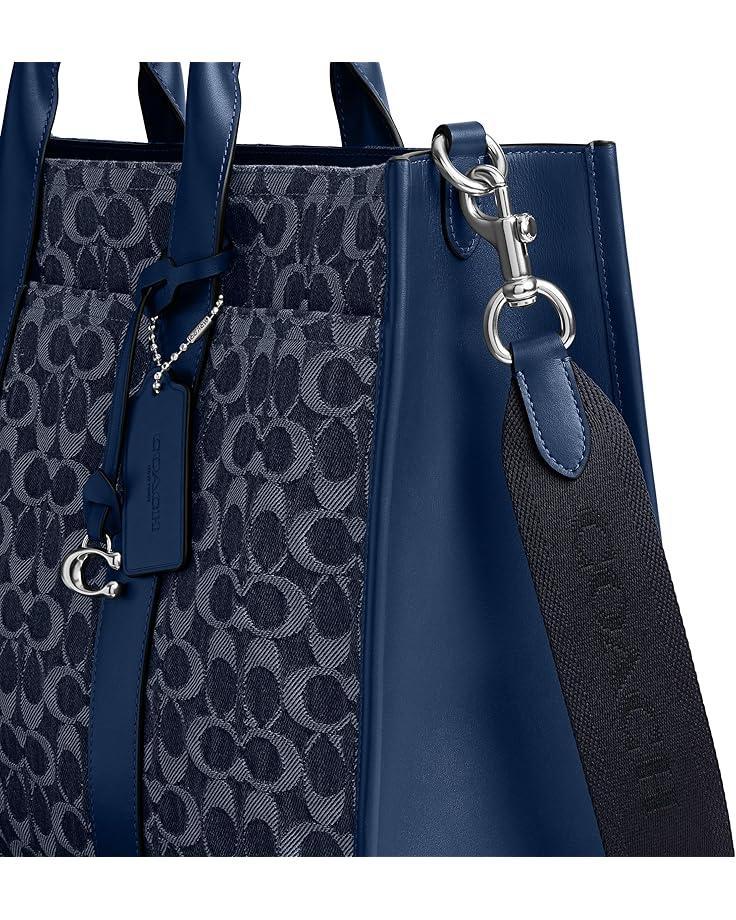 6pm COACH Wesley Tote In Signature Denim