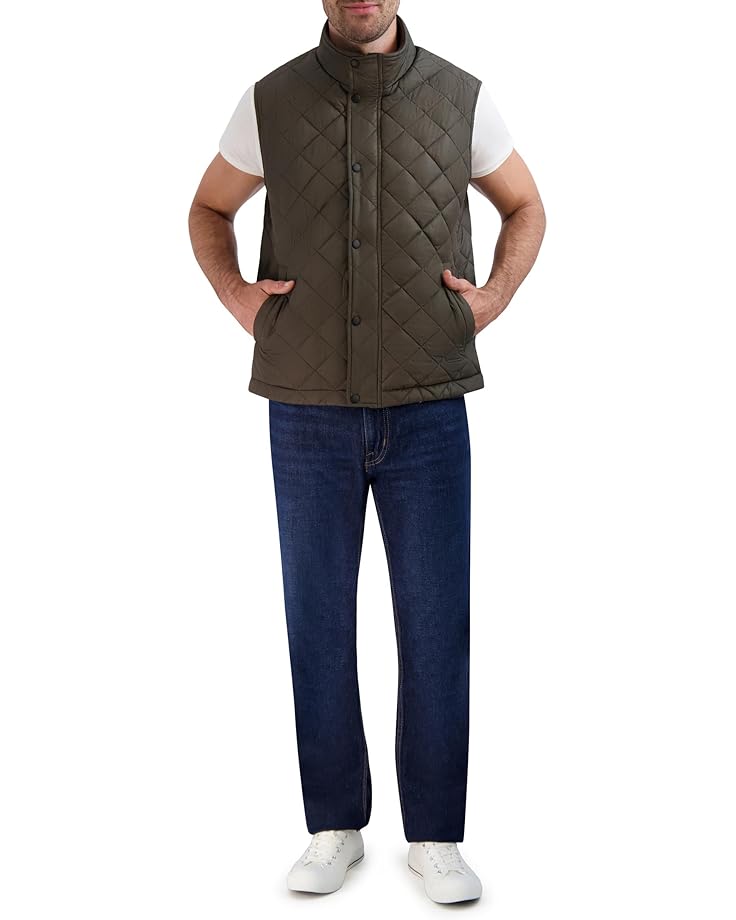 Cole Haan Diamond Quilted Vest Men's