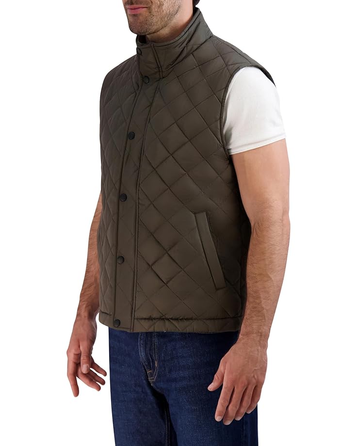 Cole Haan Diamond Quilted Vest Men's