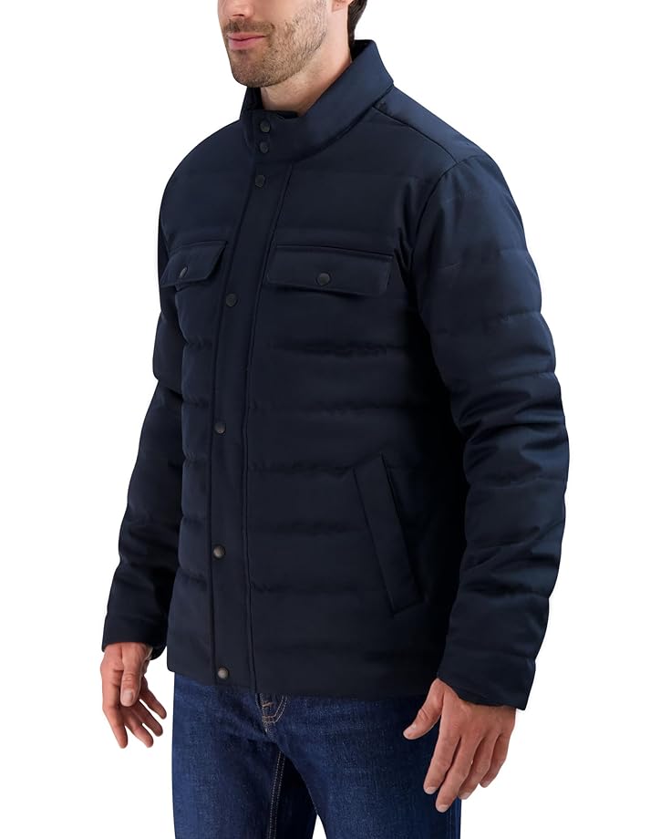 Cole Haan Quilted Heather Twill Jacket Men's
