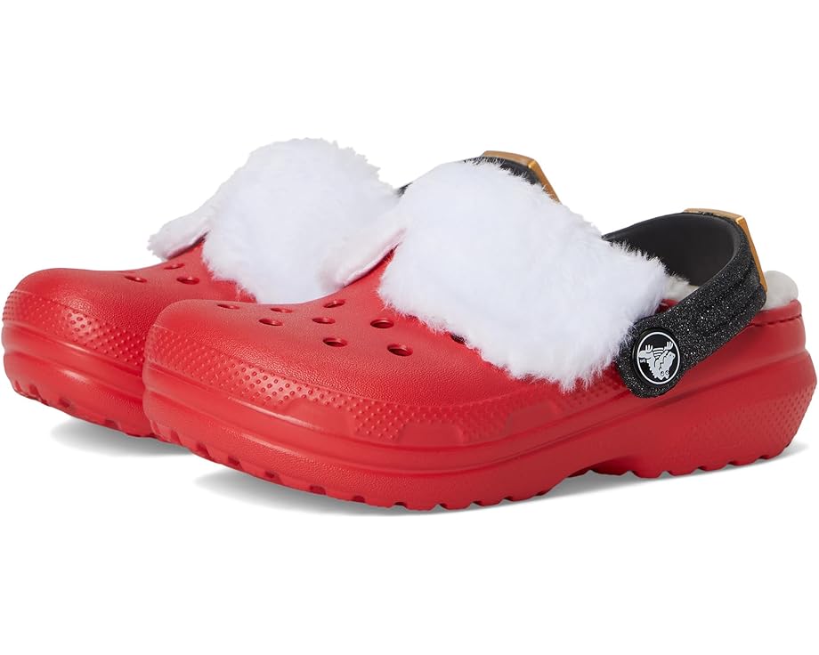 6pm Crocs Kids Classic Holiday Lined Clogs (Toddler)