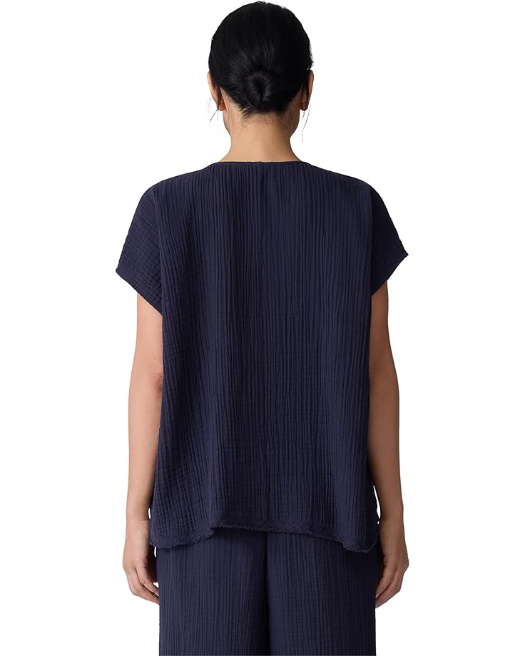 6pm Eileen Fisher V-Neck Square Top Women's