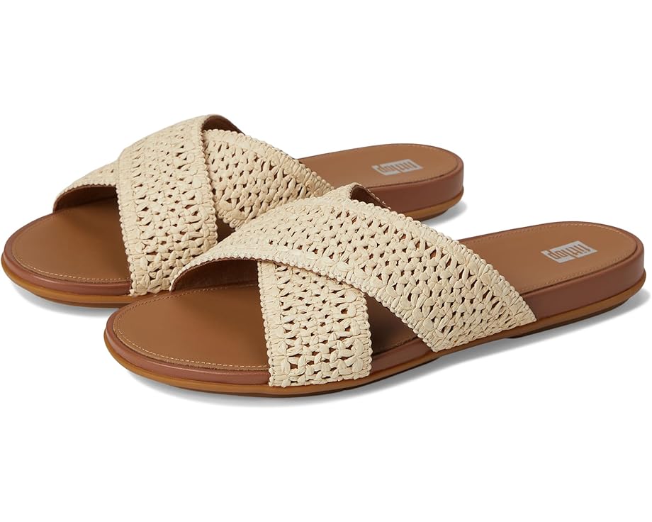 FitFlop Gracie Woven Cross Slides Women's