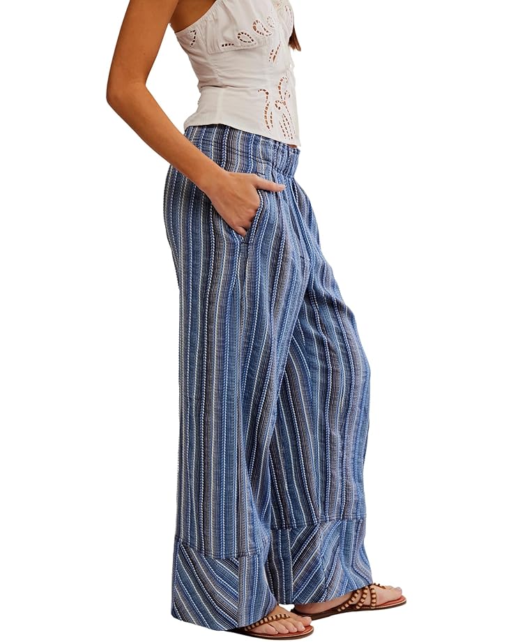 Free People Days End Linen Stripe Women's