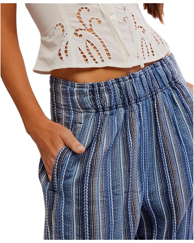Free People Days End Linen Stripe Women's