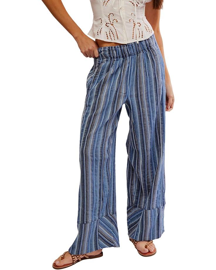 Free People Days End Linen Stripe Women's