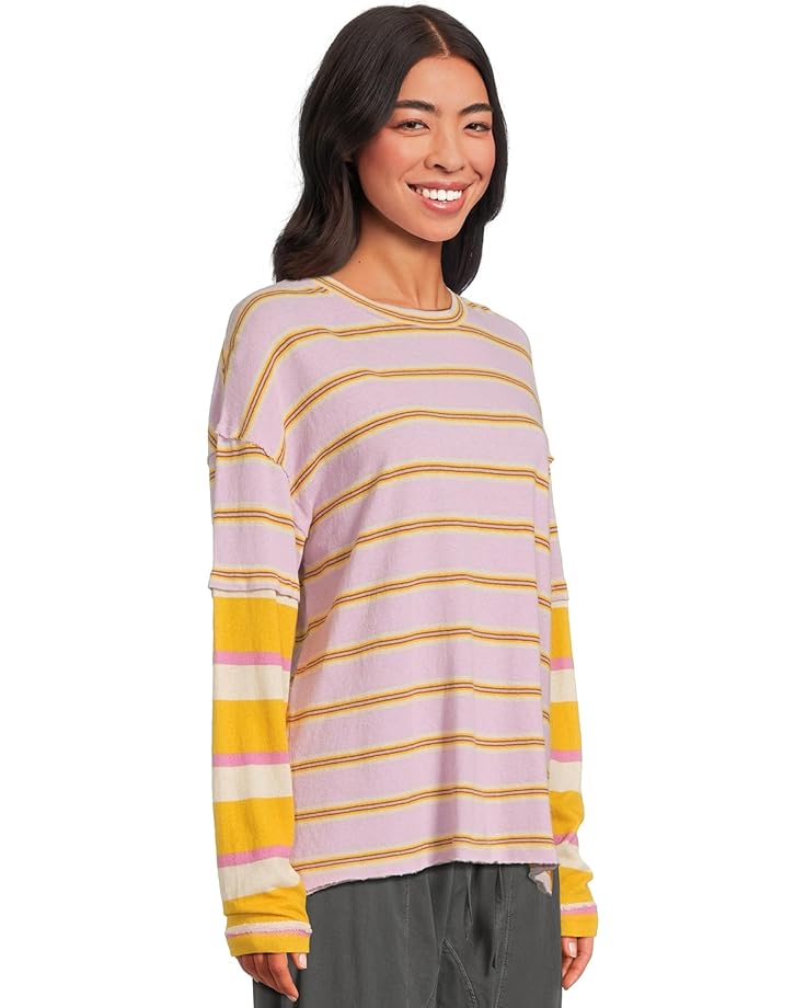 Free People Nina Stripe Long Sleeve Women's