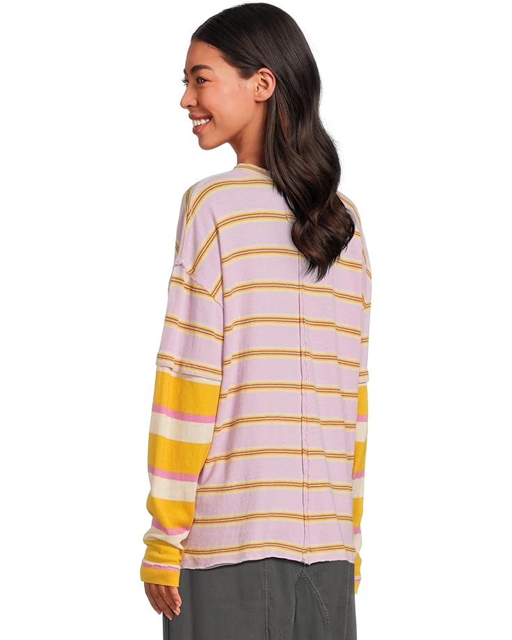 Free People Nina Stripe Long Sleeve Women's