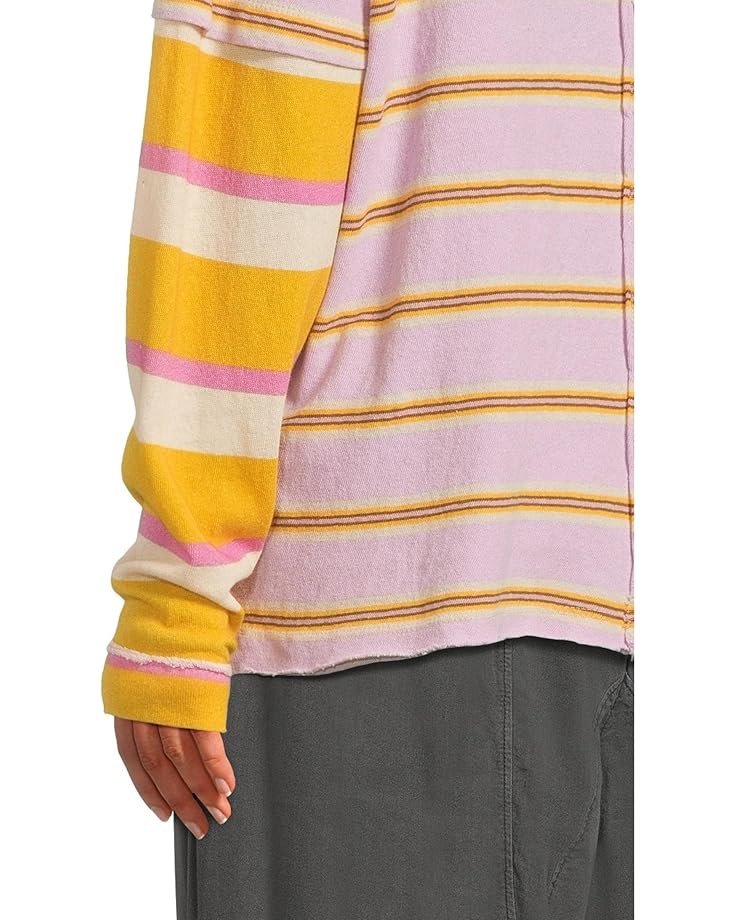 Free People Nina Stripe Long Sleeve Women's
