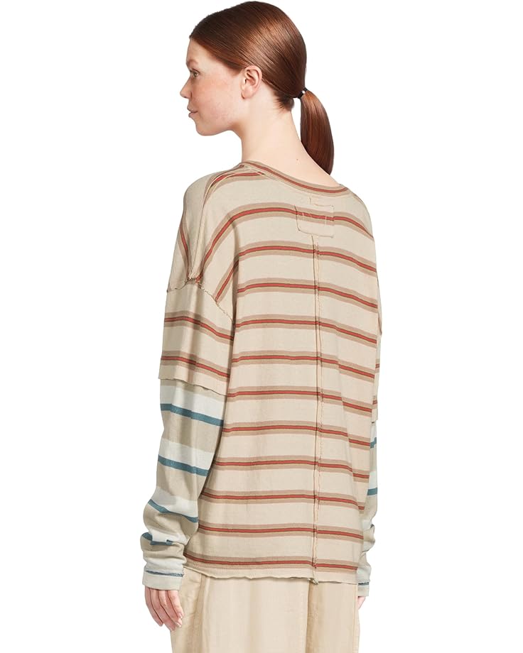 Free People Nina Stripe Long Sleeve Women's