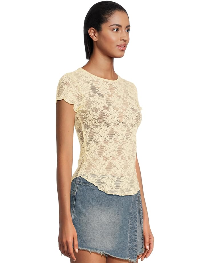 6pm Free People Ready To Go Lace Tee Women's