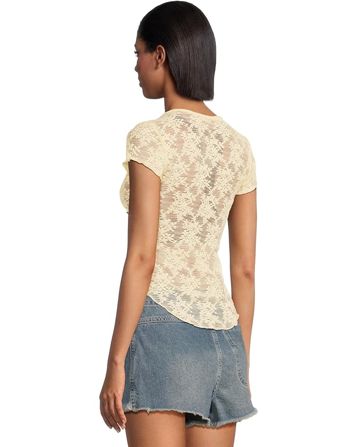 6pm Free People Ready To Go Lace Tee Women's