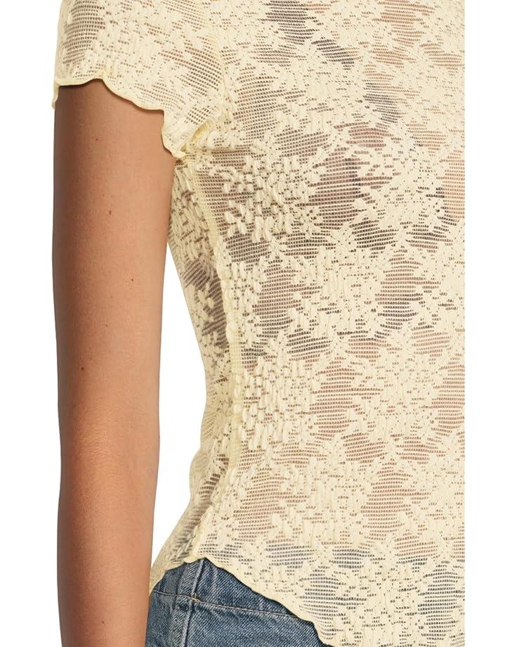 6pm Free People Ready To Go Lace Tee Women's