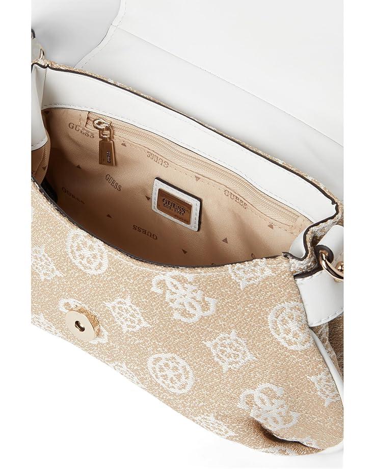 6pm GUESS Beyza Flap Shoulder Bag