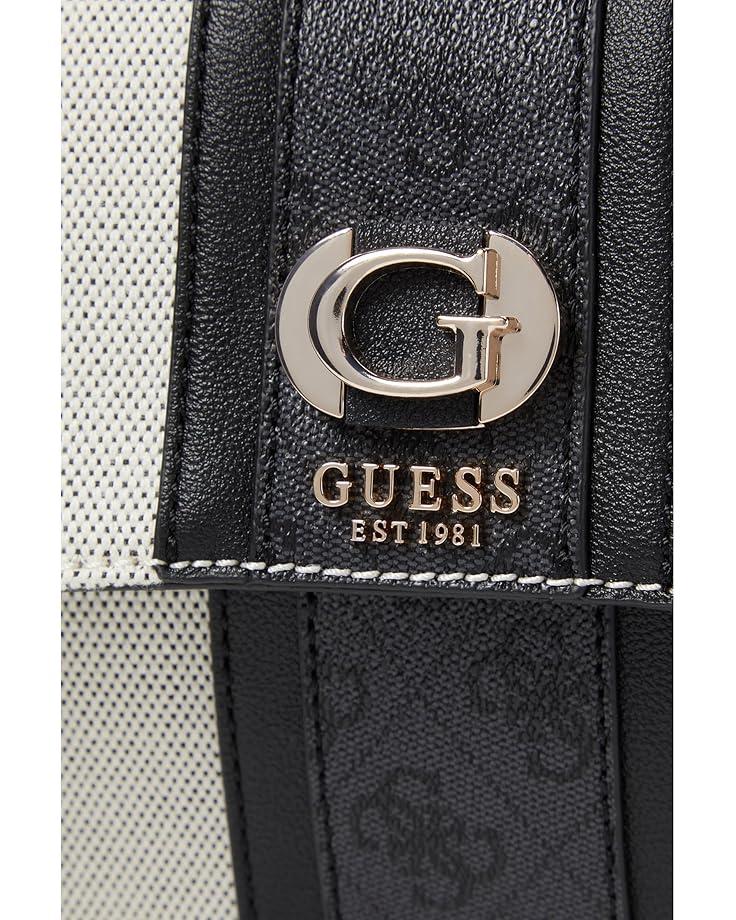 6pm GUESS Kerima Bamboo Top Handle Flap