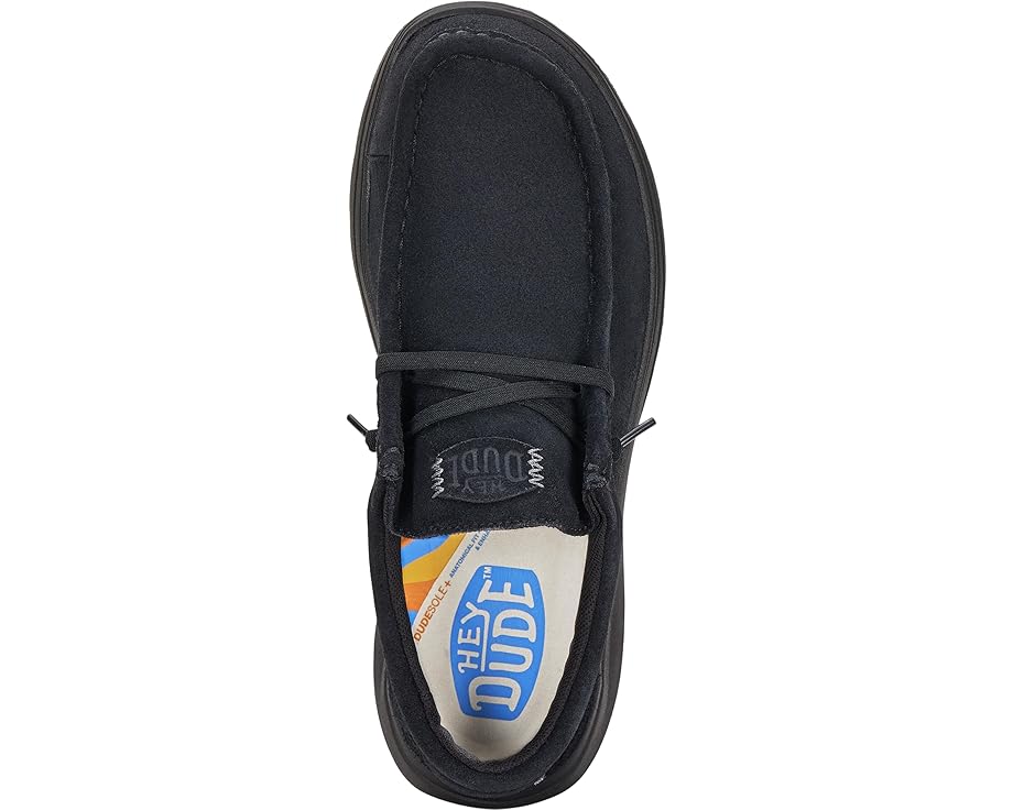 Hey Dude Wally COMF Suede Men's Black