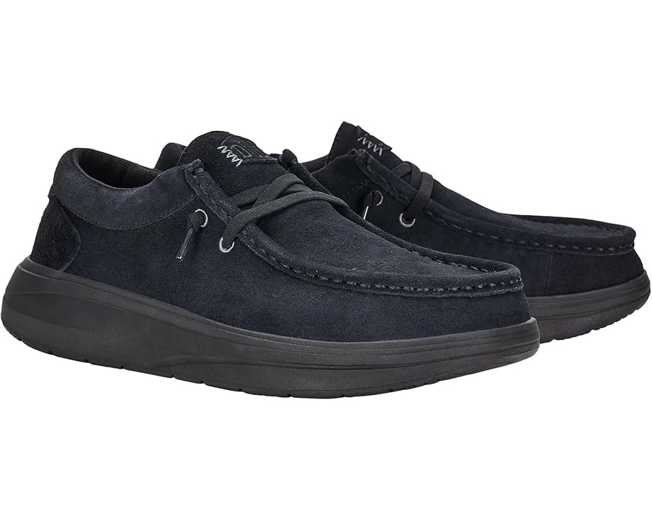 Hey Dude Wally COMF Suede Men's Black