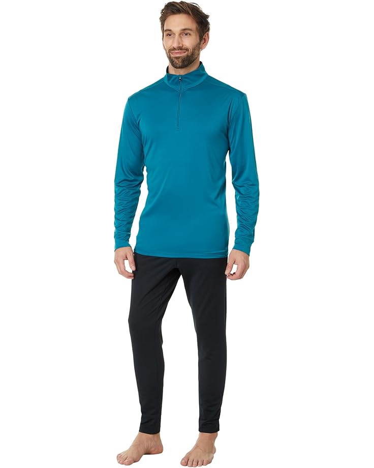 Hot Chillys Peach Skins Solid Zip-T Men's