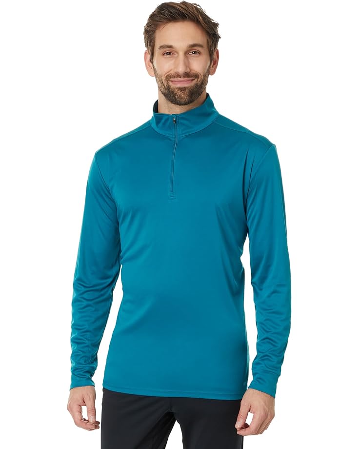 Hot Chillys Peach Skins Solid Zip-T Men's