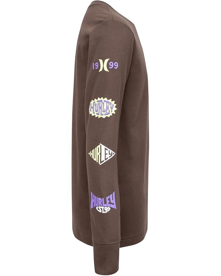 Hurley Kids Badge Long Sleeve Tee (Big Kid)
