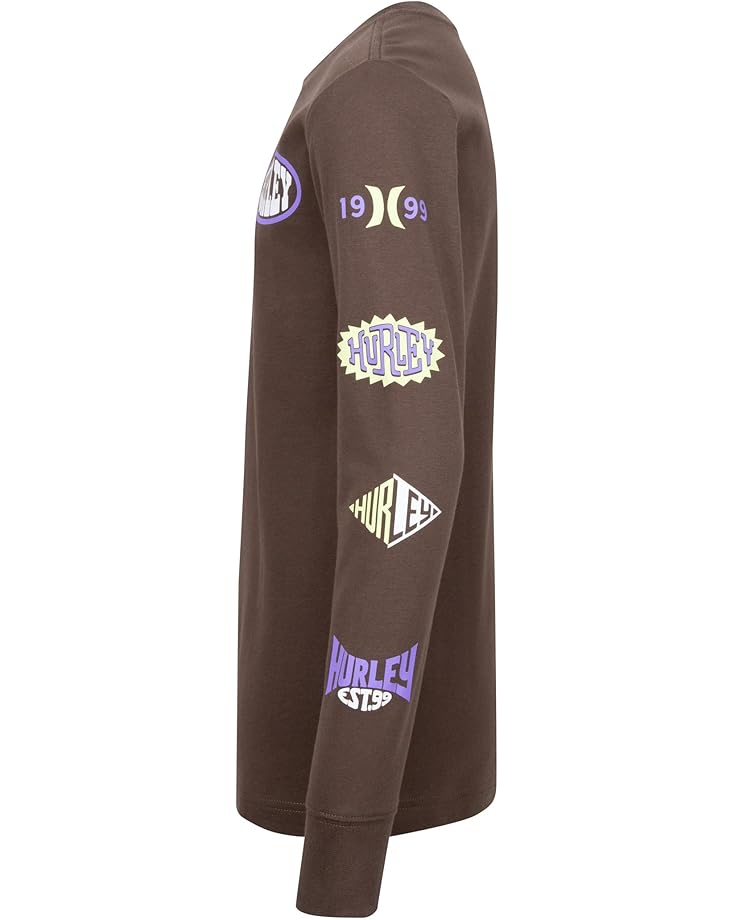 Hurley Kids Badge Long Sleeve Tee (Big Kid)