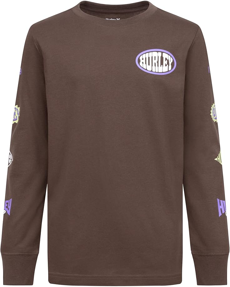 Hurley Kids Badge Long Sleeve Tee (Big Kid)