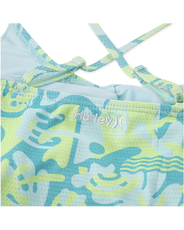 6pm Hurley Kids Cutout One Piece Swimsuit (Big Kid)