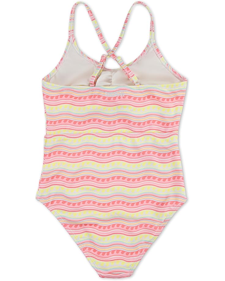 6pm Hurley Kids Cutout One Piece Swimsuit (Big Kid)