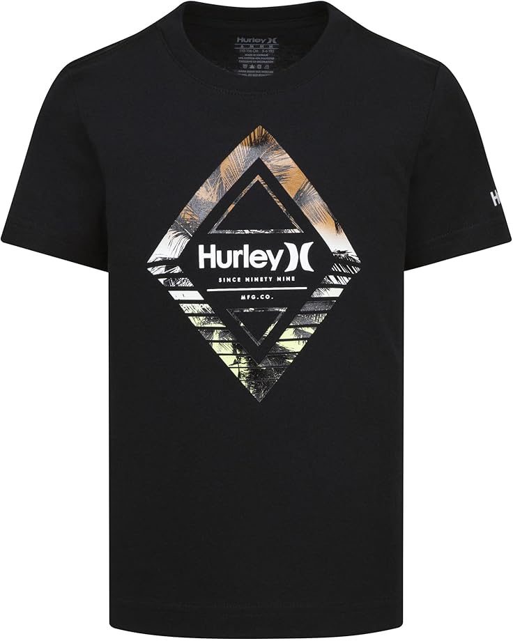 Hurley Kids Diamond Palms Tee (Little Kid)